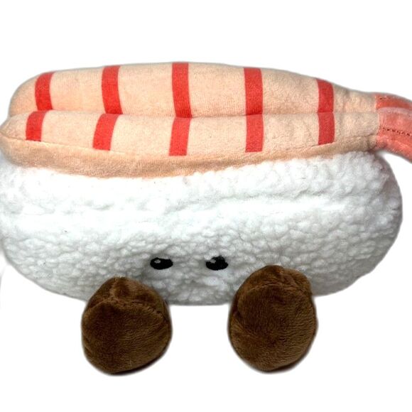 Kawaii Sushi Plush Salmon Nigiri Stuffed Animal Cute Food Plush 11 Inch 11" Toy - Picture 2 of 3